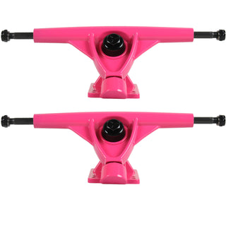 Moose Longboard Complete 8" x 40" Drop Down Neon Pink