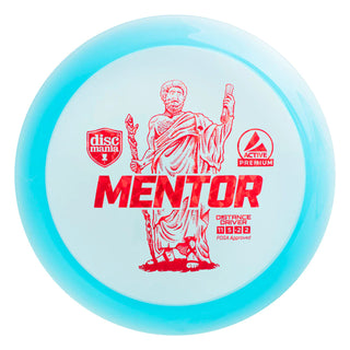 Discmania Disc Golf Premium Mentor Distance Driver Blue Active 165-170