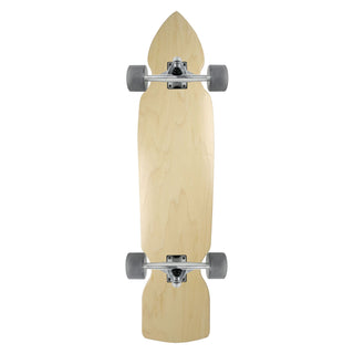 Moose Longboard Complete Natural 8.75" x 39.125" Slalom with 70mm Black Wheels