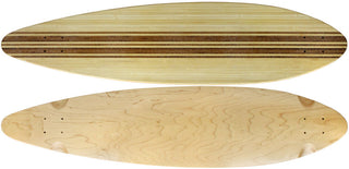 Moose Longboard Complete 9.5" x 41" Concave Bamboo Inlay Pintail