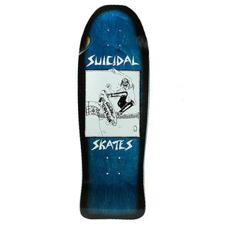 Dogtown Deck Suicidal Skates Pool Skater Re-Issue Blue Old School