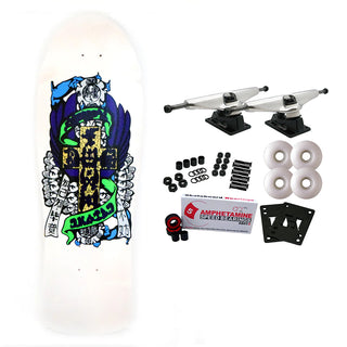 Dogtown Skateboard Complete Dressen Hands Re-Issue White 10.12" Old School