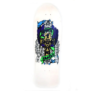 Dogtown Skateboard Deck Dressen Hands Re-Issue White 10.12" x 30.32" Old School