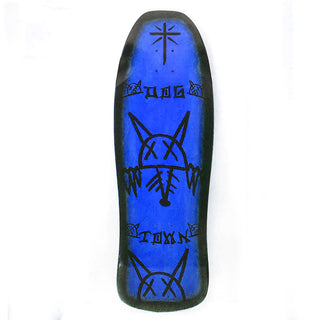 Dogtown Skateboard Deck Rat Face Blue 10.5" x 30.87" Old School