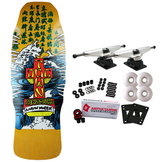 Dogtown Old School Skateboard Complete Murray Stain Orange 10.5" x 31"
