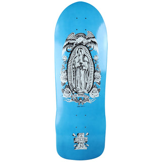 Dogtown Old School Skateboard Deck Martinez Guadalupe Light Blue/White 10"