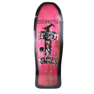 Dogtown Skateboard Deck Old School Stonefish Fade Pink