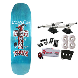 Dogtown Skateboard Complete Old School Stonefish Pool Blue