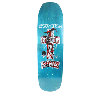 Dogtown Skateboard Deck Old School Stonefish Pool Blue
