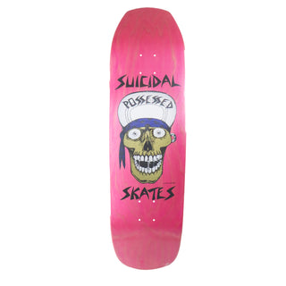Dogtown Skateboard Deck Old School Suicidal Punk Pool Shape Pink