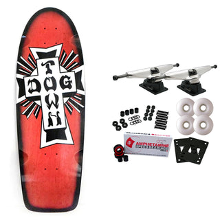 Dogtown Old School Skateboard Complete Big Cross 70's Classic Red 10" x 30.57"
