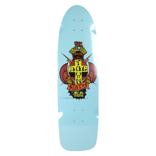 Dogtown Old School Skateboard Deck PC Tail Tap Classic Blue 8.37" x 30"