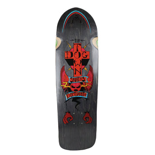 Dogtown Skateboard Deck Dominate Pool Shape Black 9.0" x 31.875"