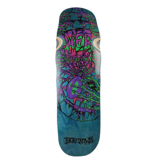 Dogtown Skateboard Deck Web Pool Shape Blue 9.25" x 32.2"