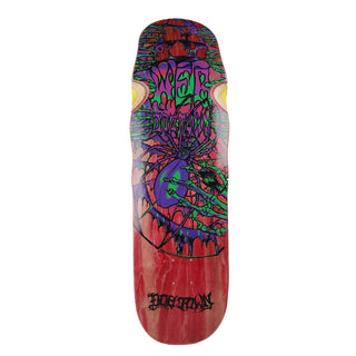 Dogtown Skateboard Deck Web Pool Shape Red 9.25" x 32.2"
