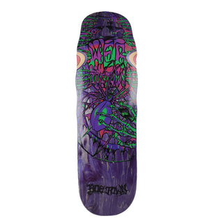 Dogtown Skateboard Deck Web Pool Shape Purple 9.25" x 32.2"
