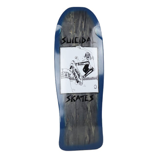 Dogtown Skateboard Deck Suicidal Skates Pool Skater Blue Fade Black 10.12" x 30.32" Old School