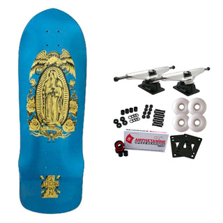 Dogtown Skateboard Complete Jesse Martinez Guadalupe Blue Flake/Gold Metallic 10" x 30.25"