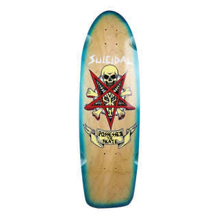 Dogtown Skateboard Deck Possessed to Skate 70s Natural/White Black 9" x 30"