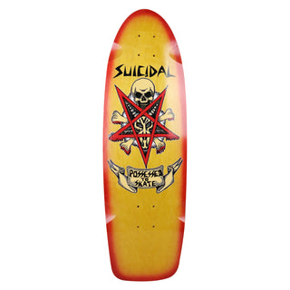 Dogtown Skateboard Deck Possessed to Skate 70s Yellow/Black Red 9" x 30"