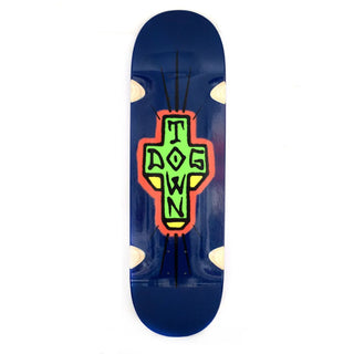 Dogtown Skateboard Deck Spray Cross Loose Trucks Blue Dip 9.25" x 32.313"