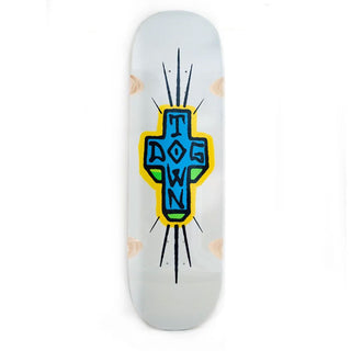 Dogtown Skateboard Deck Spray Cross Loose Trucks Grey Dip 9.5" x 32.313"