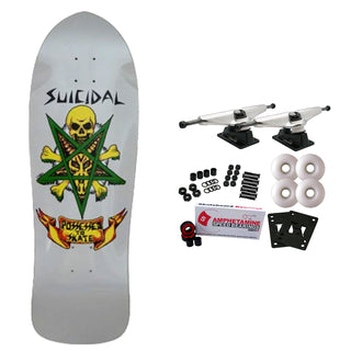 Dogtown Skateboard Complete Suicidal Skates Possessed to Skate Reissue Silver Dip 10.125" x 30.825"