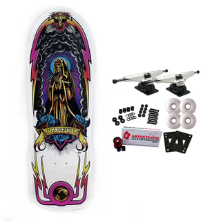 Dogtown Skateboard Complete Martinez Guadalupe Handshake White 10" x 30.25"