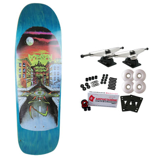 Dogtown Old School Skateboard Complete Eric Dressen Street Pool Shaped Blue 9.62" x 32.32"