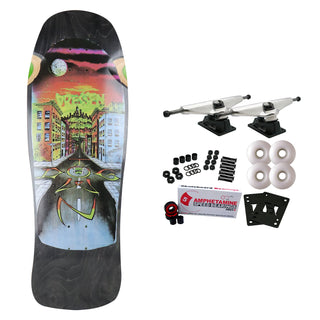 Dogtown Old School Skateboard Complete Eric Dressen Street Reissue Shaped Black 10" x 30.45"