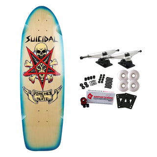 Dogtown Skateboard Complete Possessed to Skate 70s Natural/Black Black 9" x 30"