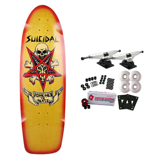 Dogtown Skateboard Complete Possessed to Skate 70s Yellow/Black Red 9" x 30"