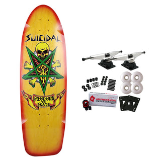 Dogtown Skateboard Complete Possessed to Skate 70s Yellow/Black Green 9" x 30"