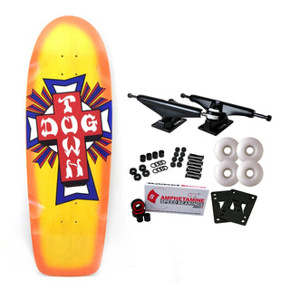 Dogtown Complete 70's Rider Yellow 10" x 30.57" Old School