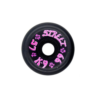 Dogtown Skateboard Wheels 57mm K-9 80's Street 99A Black Old School