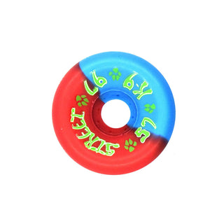 Dogtown Skateboard Wheels 57mm K-9 80's Street 97A Red/Bright Blue Old School