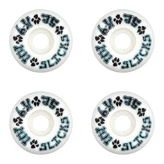 Dogtown Skateboard Wheels 52mm K-9 Slicks 101A White