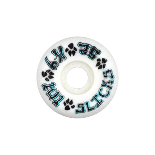 Dogtown Skateboard Wheels 52mm K-9 Slicks 101A White