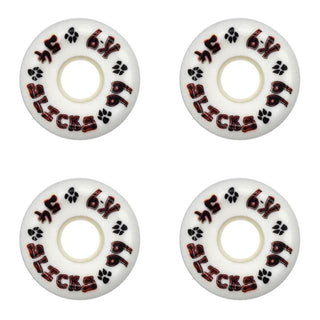 Dogtown Skateboard Wheels 54mm K-9 Slicks 99A White