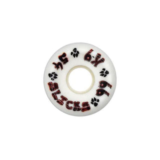 Dogtown Skateboard Wheels 54mm K-9 Slicks 99A White