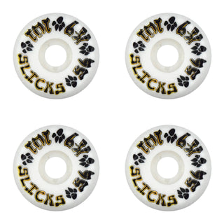 Dogtown Skateboard Wheels 56mm K-9 Slicks 101A White