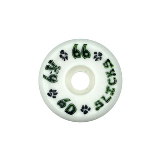 Dogtown Skateboard Wheels 60mm K-9 Slicks 99A White