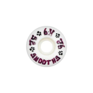 Dogtown Skateboard Wheels 52mm K-9 Smooths 92A White