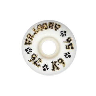 Dogtown Skateboard Wheels 56mm K-9 Smooths 92A White
