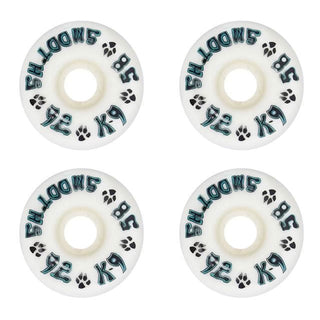 Dogtown Skateboard Wheels 58mm K-9 Smooths 92A White
