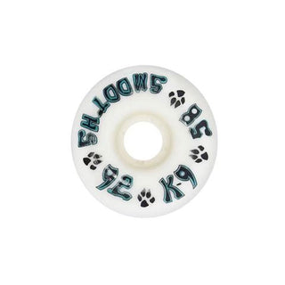 Dogtown Skateboard Wheels 58mm K-9 Smooths 92A White