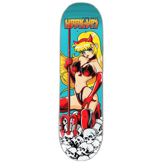 Hook Ups Skateboard Deck Devilgirl Maiden 8.25"