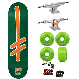 Deathwish Premium Skateboard with Indy Trucks and Triclops Wheels 8.25" Gang Logo University