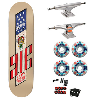 Deathwish Premium Skateboard with Indy Trucks and Triclops Wheels 8.125" Dickson Nightmare City