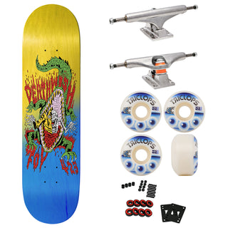 Deathwish Premium Skateboard with Indy Trucks and Triclops Wheels 8.125" Foy Full Heat